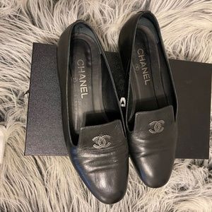 Chanel mocassin loafer size 38